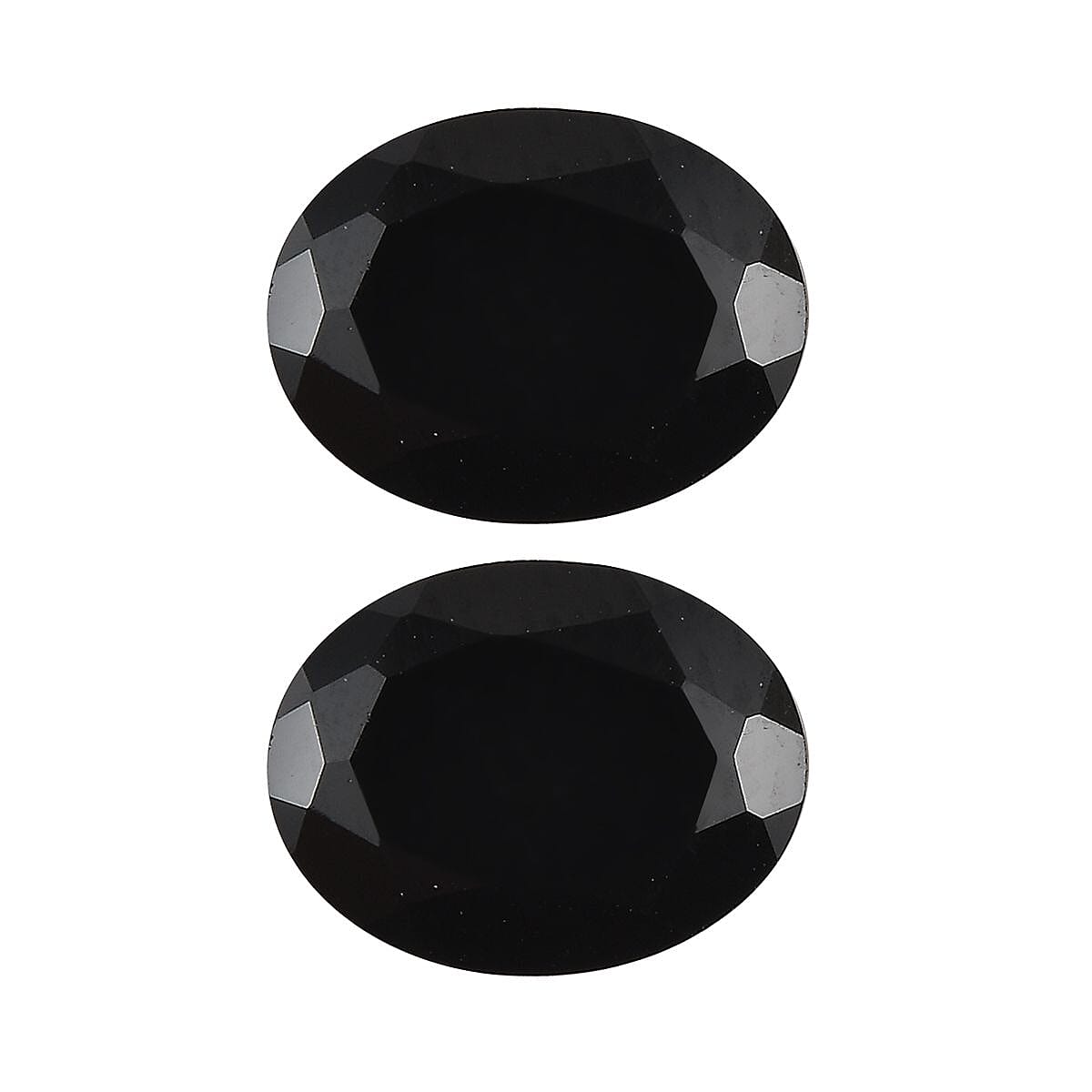 Black Spinel Oval 9x7 mm