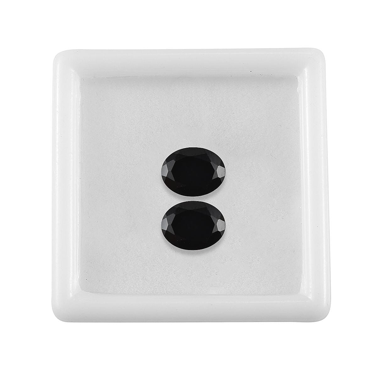Black Spinel Oval 9x7 mm