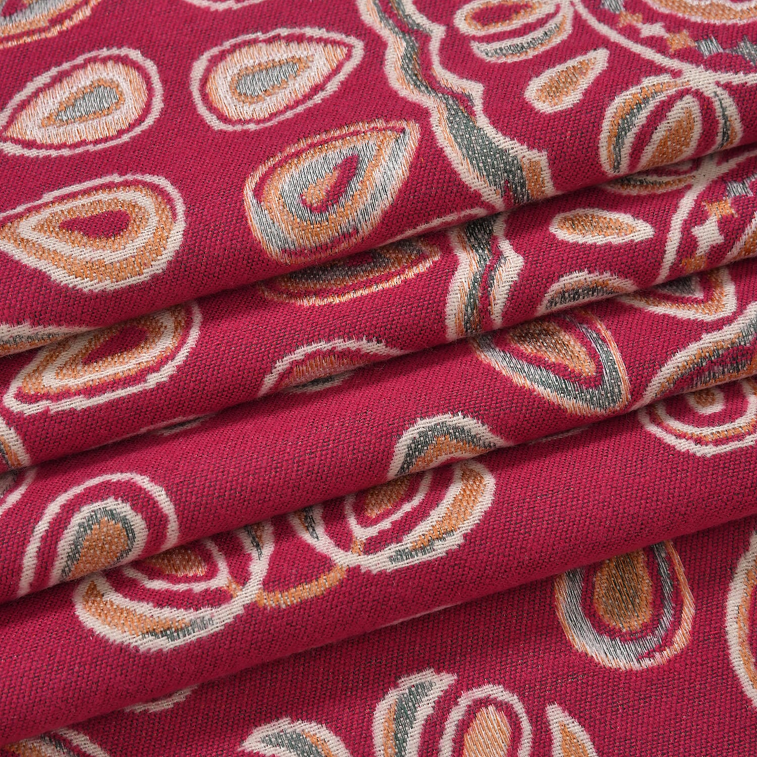 Closeout Deal - Super Soft Bohemian Pattern Shawl (One Size) - Red Closeout Deal - Super Soft Bohemian Pattern Shawl (One Size) - Red