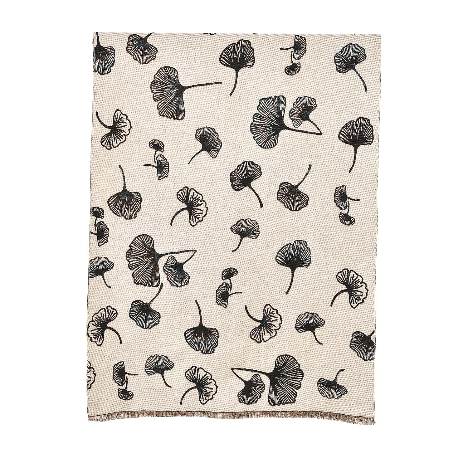 Closeout Deal - Super Soft Printed Shawl (One Size) - Black Closeout Deal - Super Soft Printed Shawl (One Size) - Black