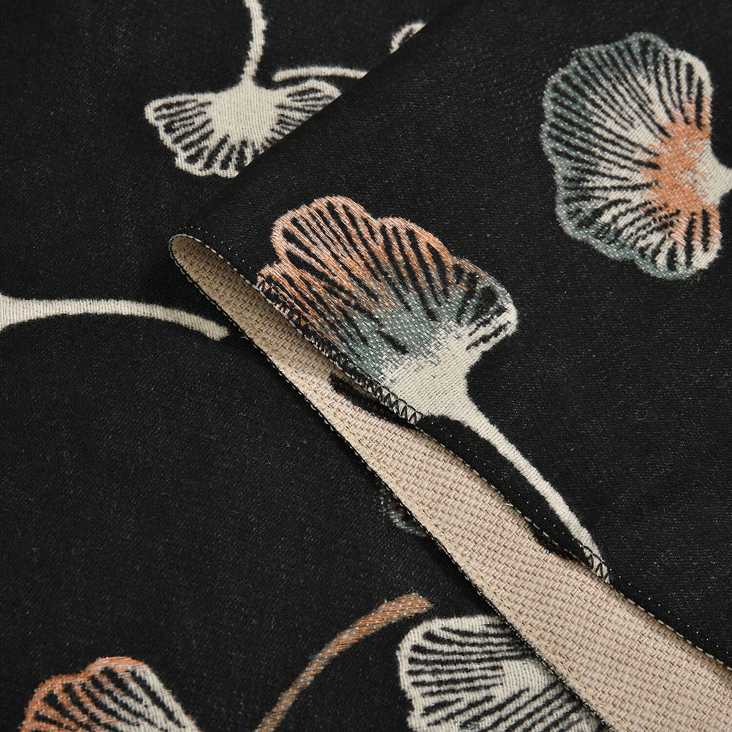 Closeout Deal - Super Soft Printed Shawl (One Size) - Black Closeout Deal - Super Soft Printed Shawl (One Size) - Black