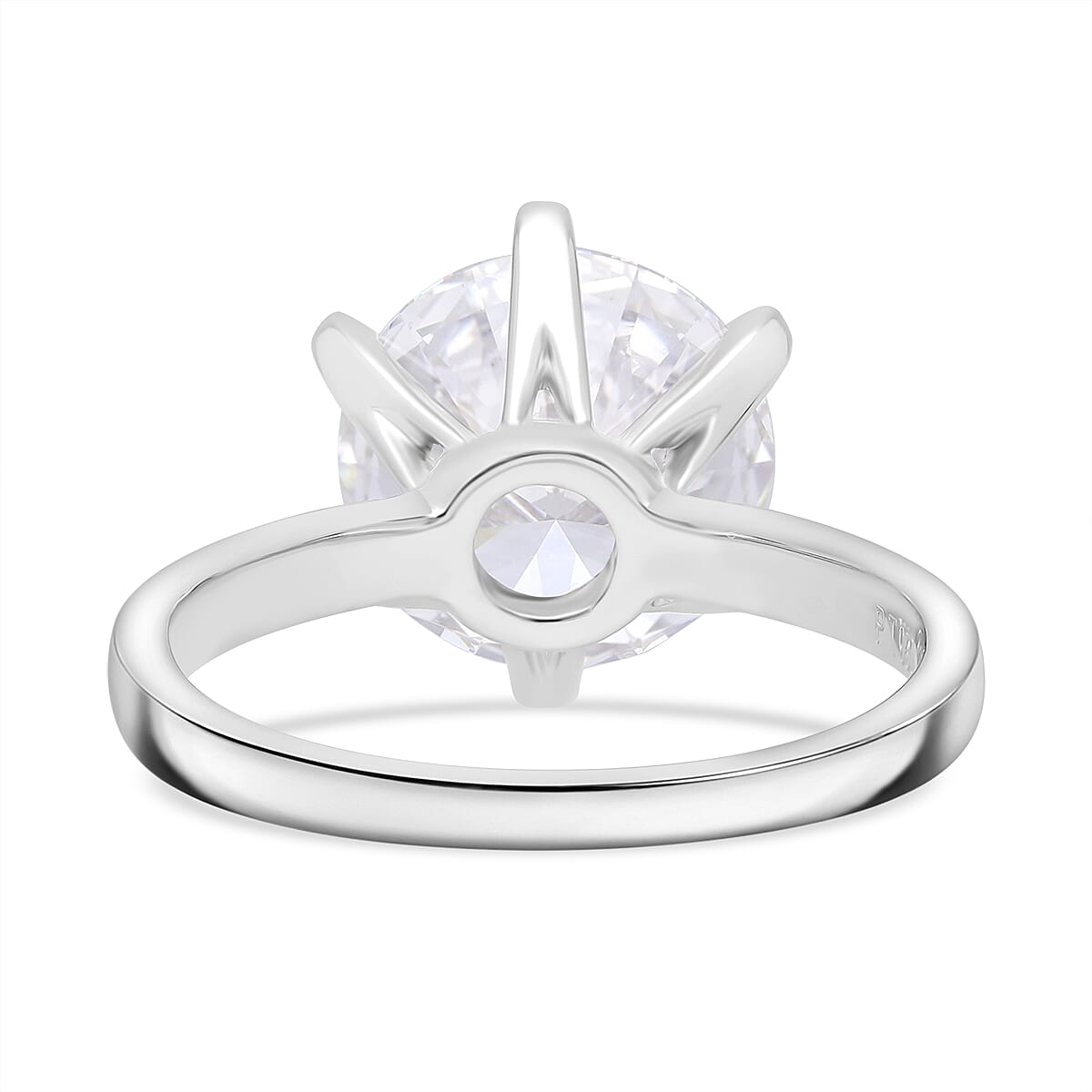 Luxuriant Diamond 950 Platinum IGI Certified Lab Grown Diamond Solitaire Ring, 5.00 Ct, 6.20 Gms