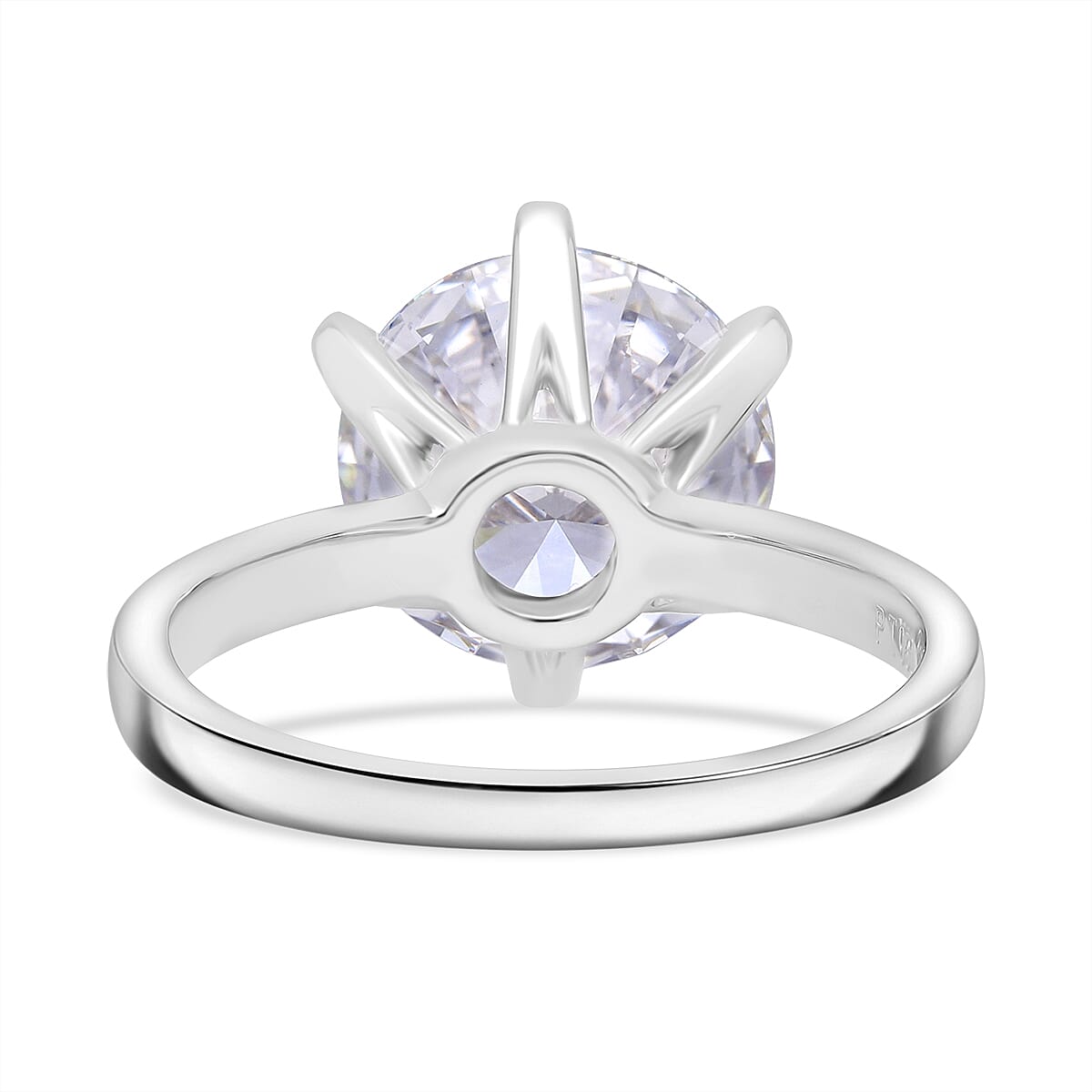 Luxuriant Diamond 950 Platinum IGI Certified Lab Grown Diamond Solitaire Ring, 5.00 Ct, 6.20 Gms