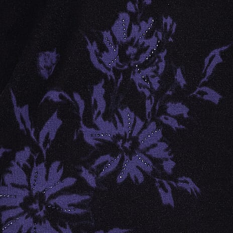 Mudflower Knitted Jumper - Navy