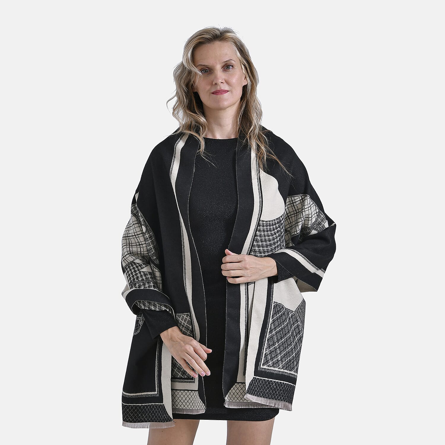 Designer Luxurious Horse Print Warm Shawl