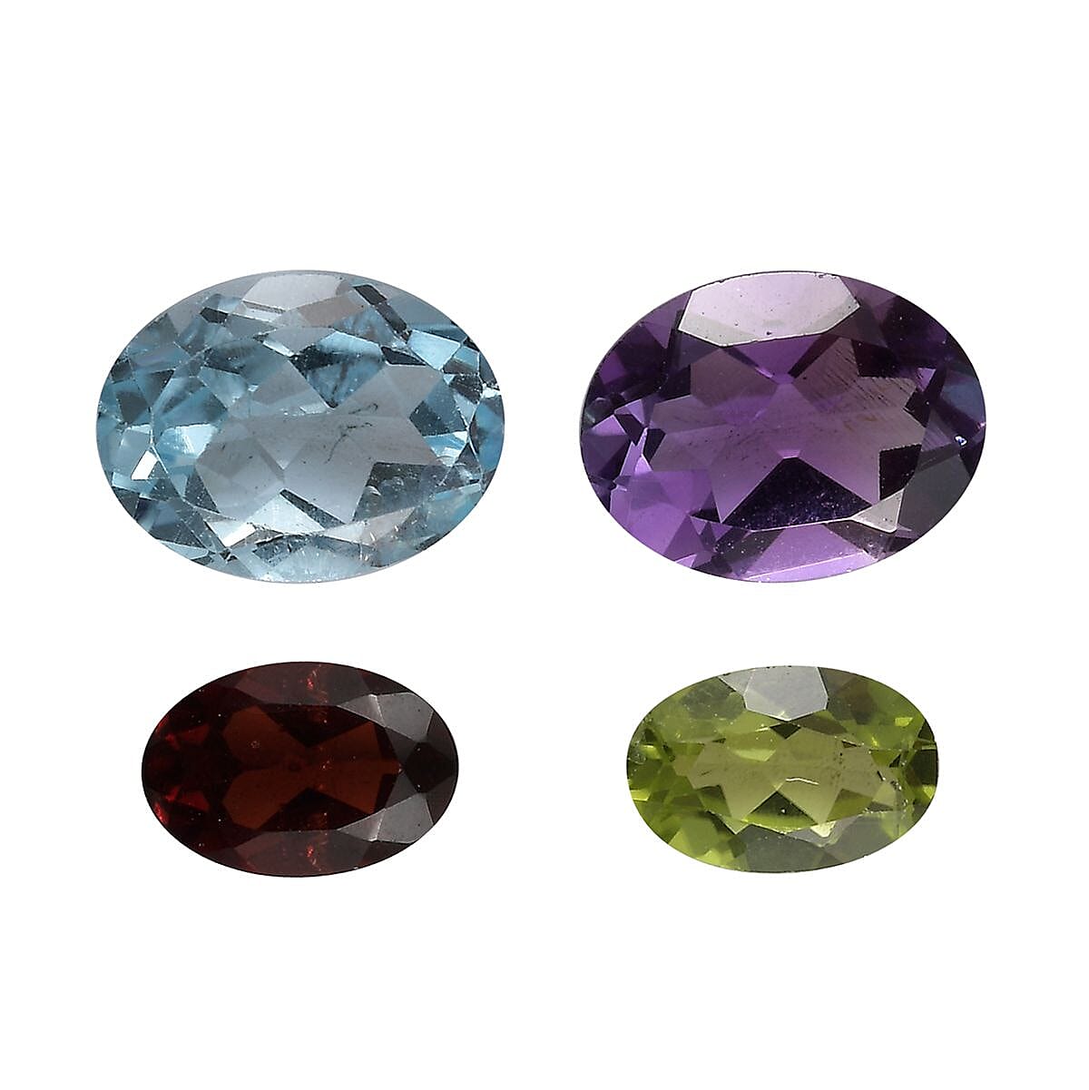 Multi Gemstones Oval Mix mm