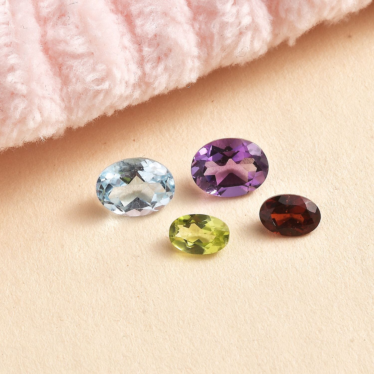 Multi Gemstones Oval Mix mm