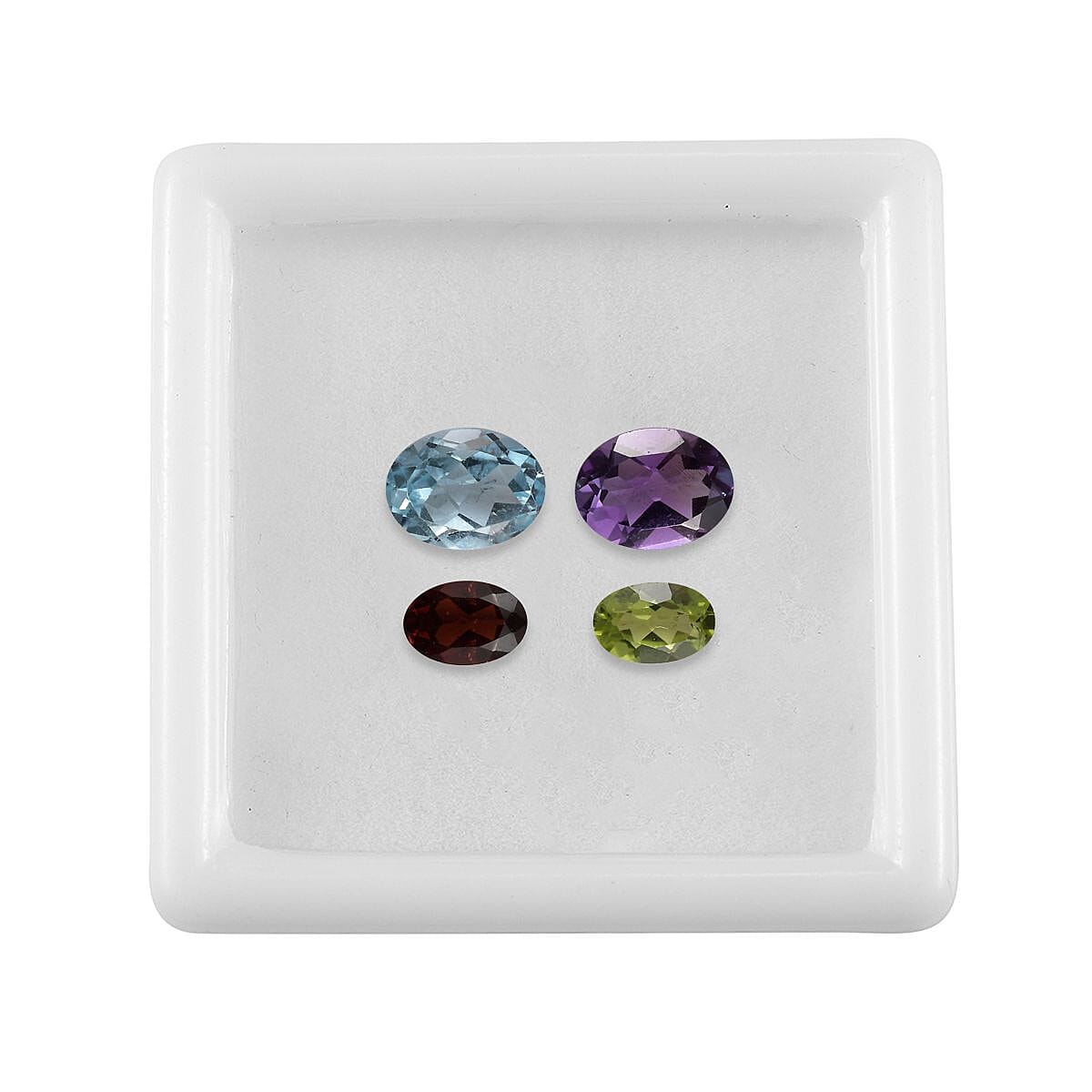 Multi Gemstones Oval Mix mm