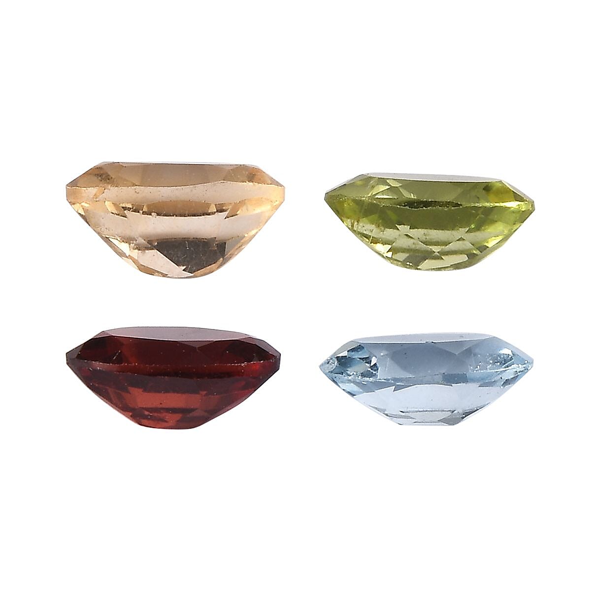 Multi Gemstones Oval 6x4 mm