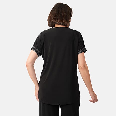 La Marey Day to Night Top (Size M) - Black