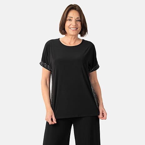 La Marey Day to Night Top (Size XL) - Black