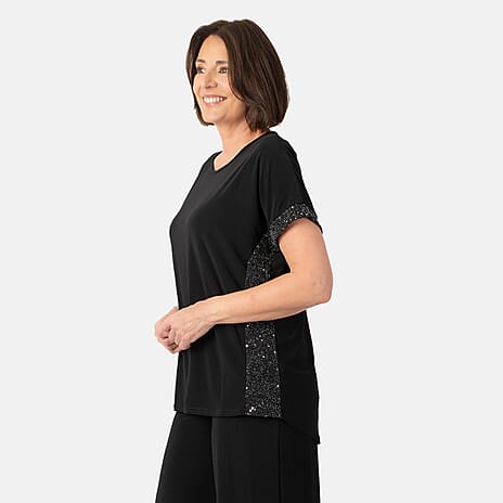 La Marey Day to Night Top (Size XL) - Black