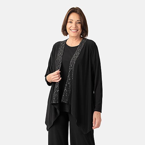 La Marey Waterfall Soft Jacket (Size L) - Black