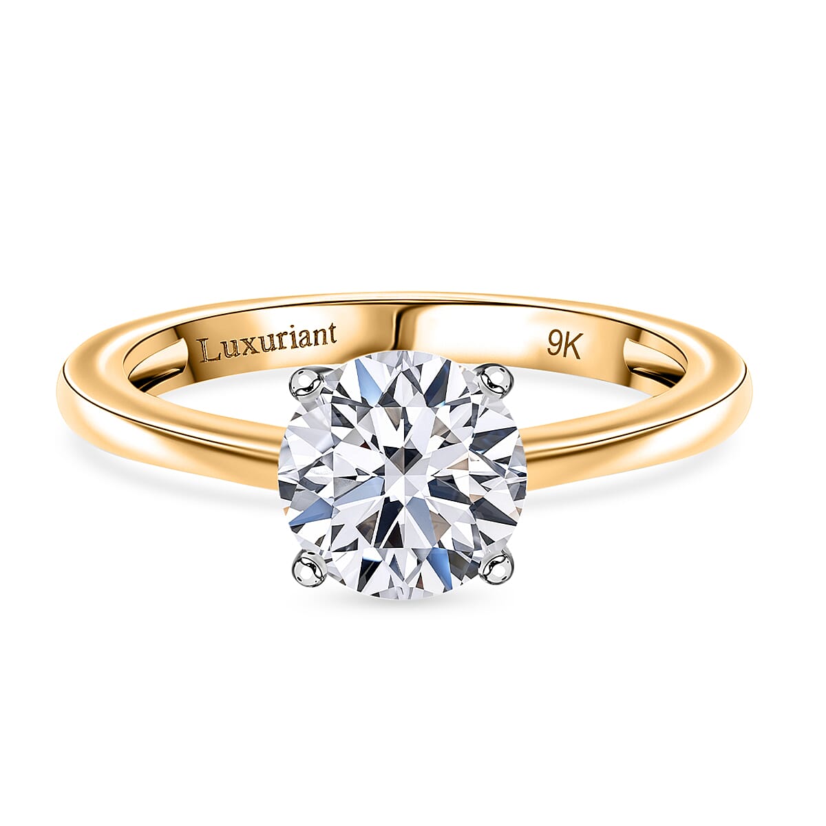 Luxuriant Diamond - 9K Gold SGL Certified (VS-G-H) Lab Grown Diamond Ring