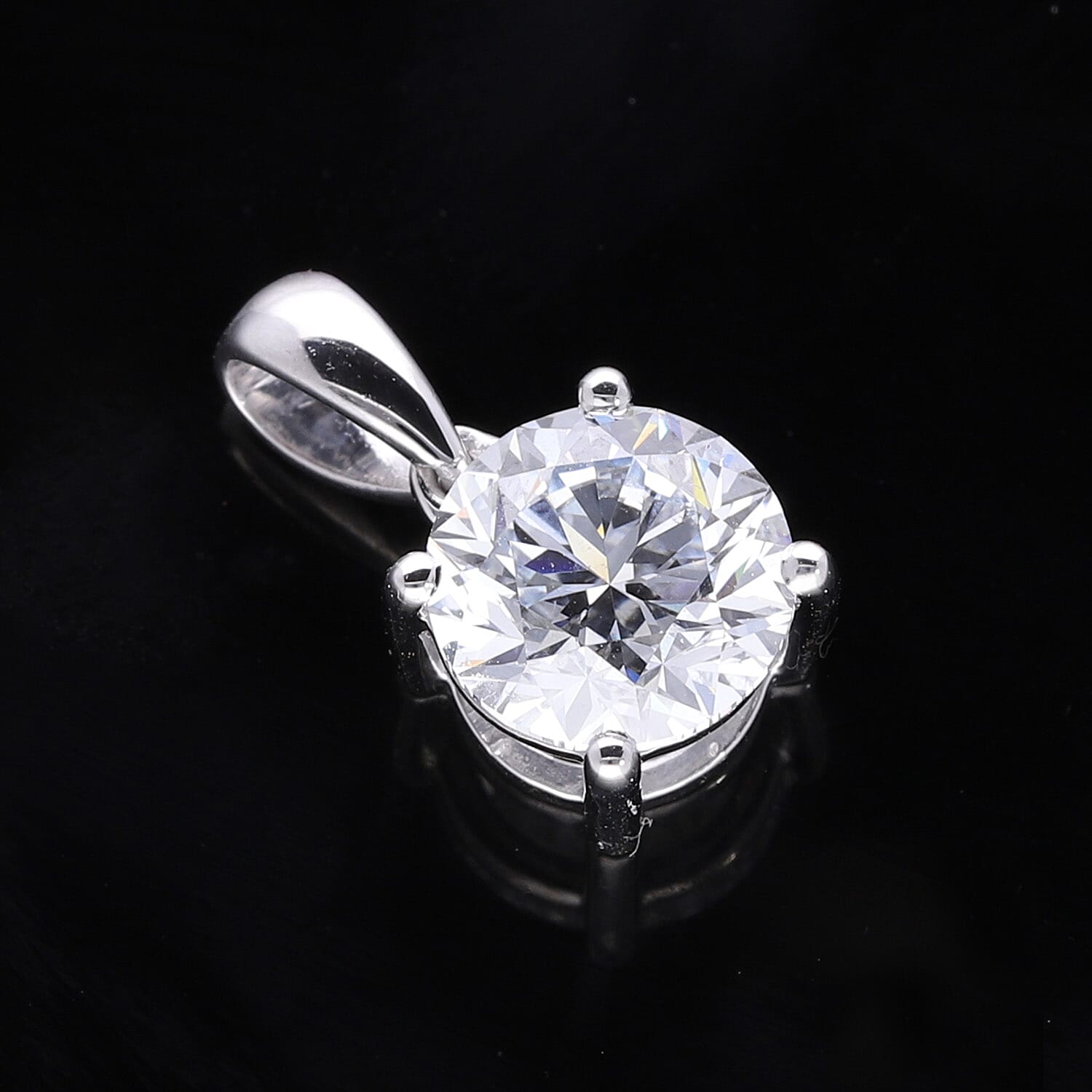 Luxuriant Diamond - 950 Platinum SGL Certified (VS-G-H) Lab Grown Diamond Pendant 2.00 Ct.