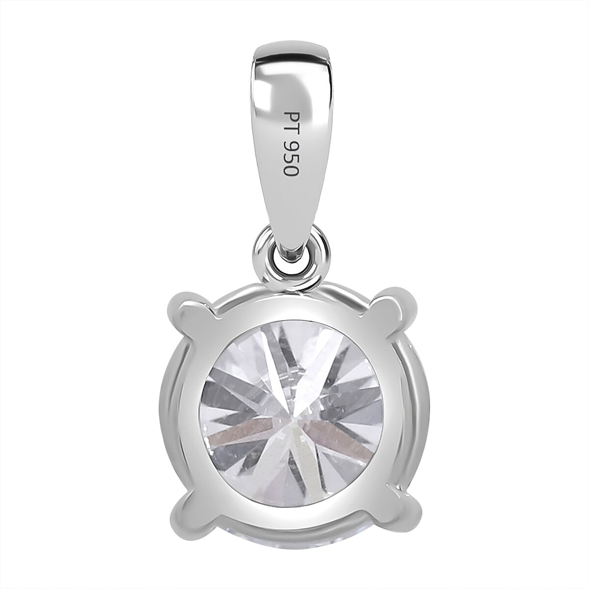 Luxuriant Diamond - 950 Platinum SGL Certified (VS-G-H) Lab Grown Diamond Pendant 2.00 Ct.