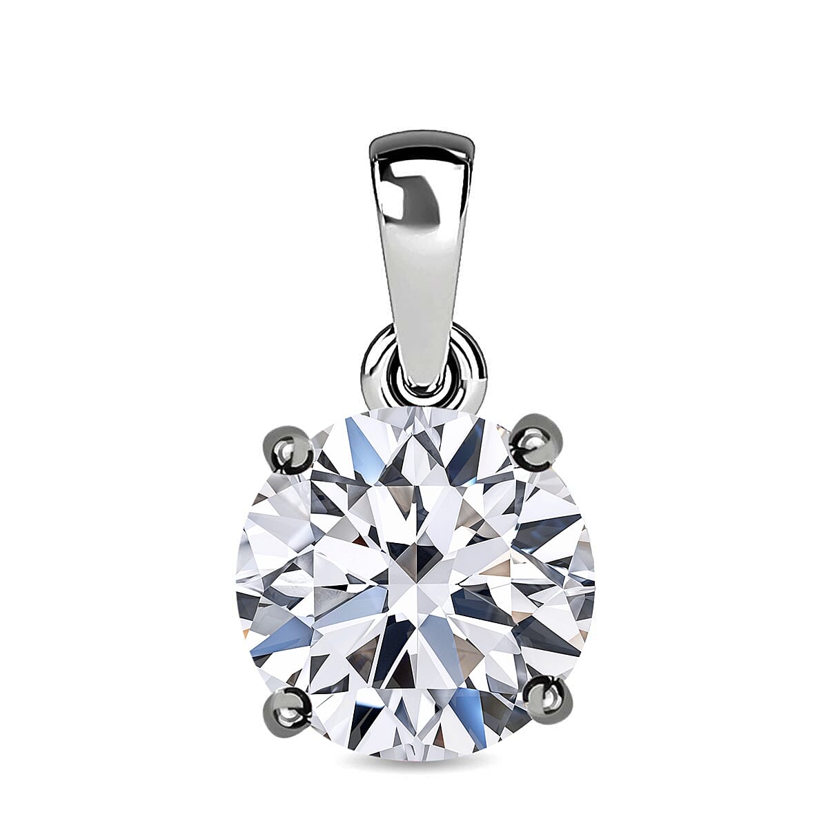 Luxuriant 950 Platinum SGL Certified (VS-GH) Lab Grown Diamond Pendant 1.00 Ct.