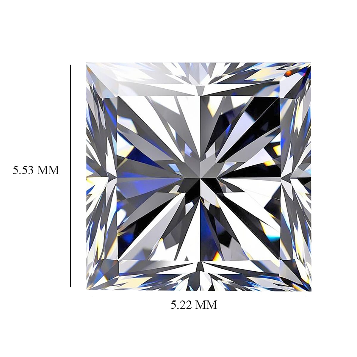 Luxuriant Diamond - IGI Certified Lab Grown Diamond (VS2-G) in Square Shape 1.02 Ct.