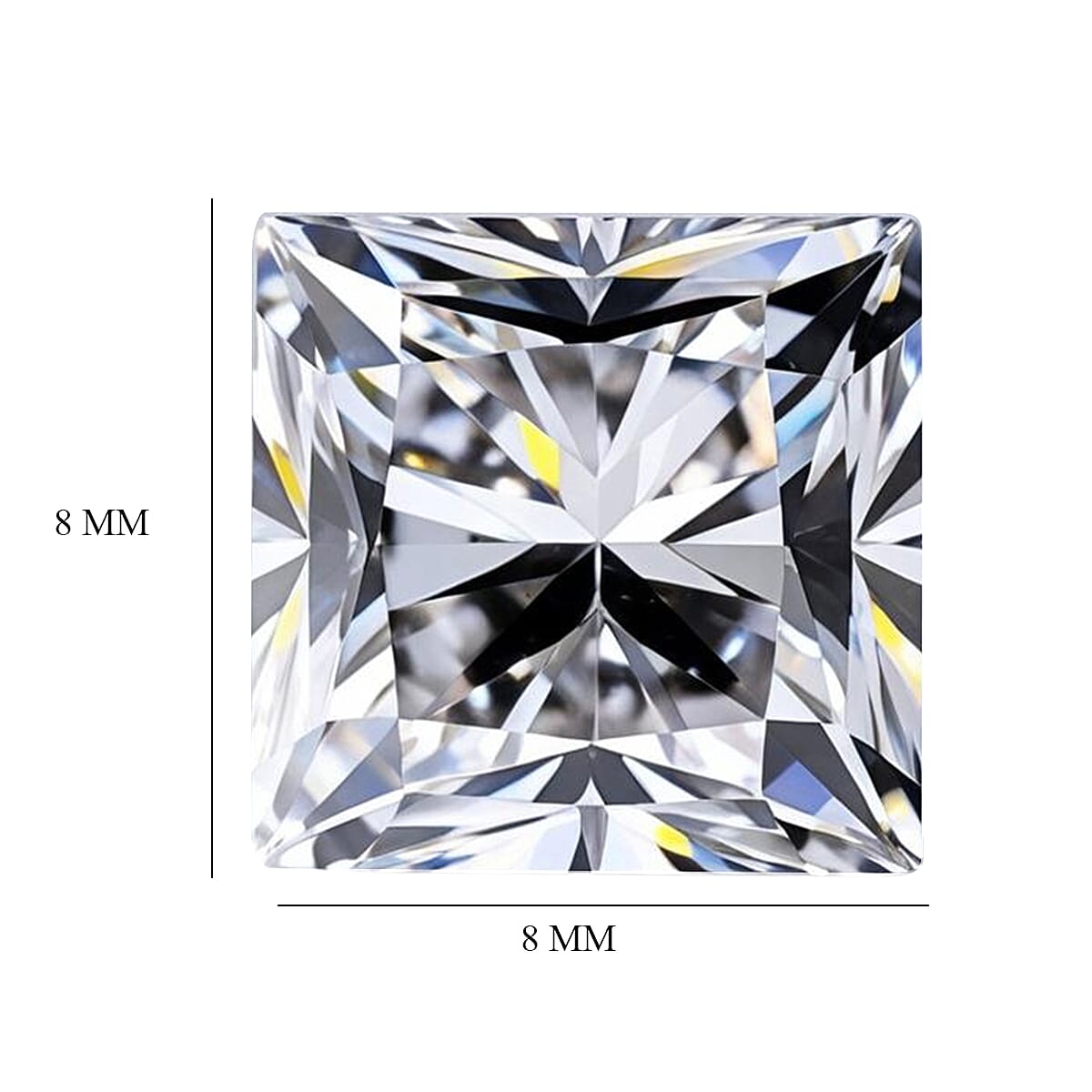 Luxuriant Diamond - IGI Certified Lab Grown Diamond (VS2-G) in Square Shape 3.01 Ct.