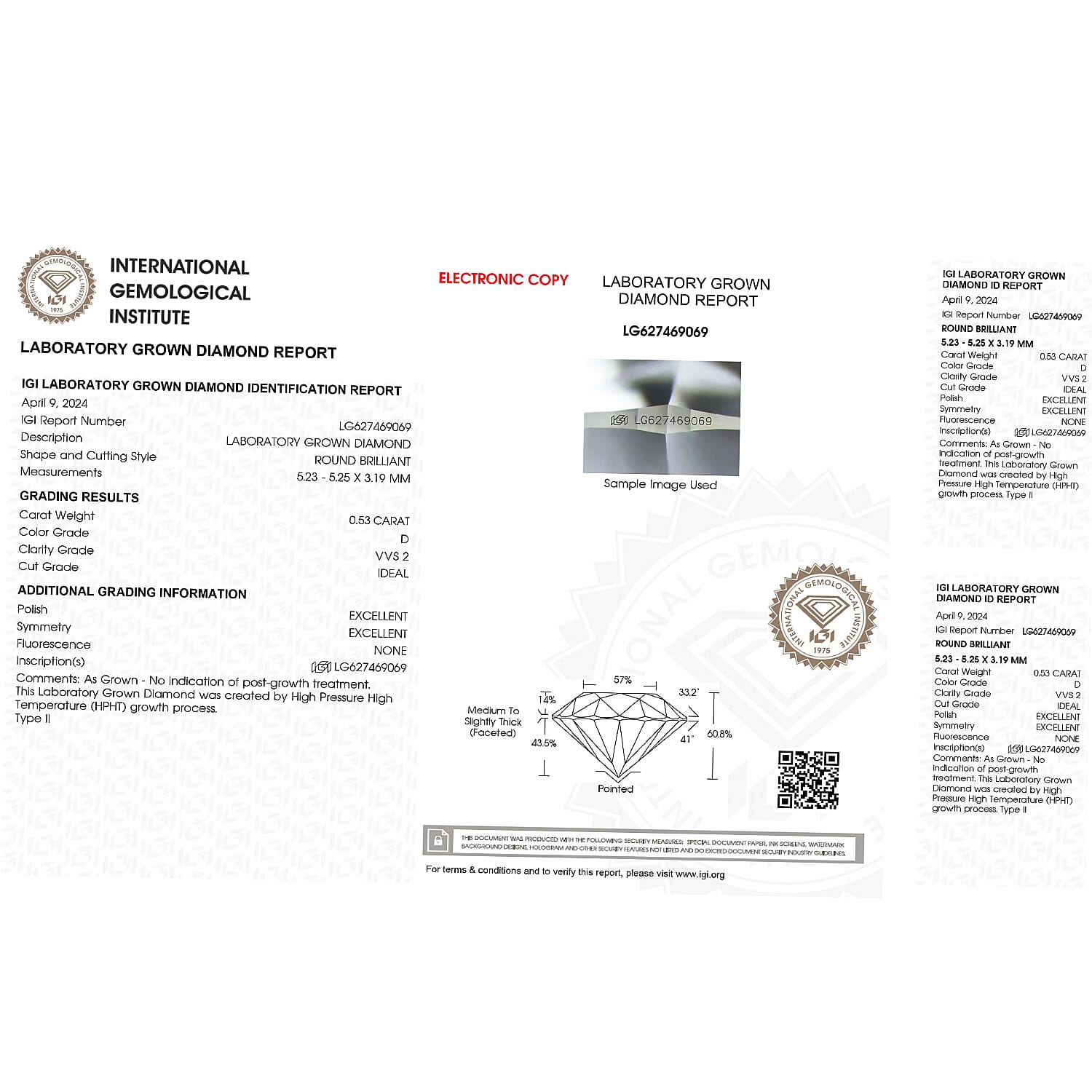 Luxuriant Diamond - IGI Certified Lab Grown Diamond (VS2-G) in Pear Shape 5.01 Ct.