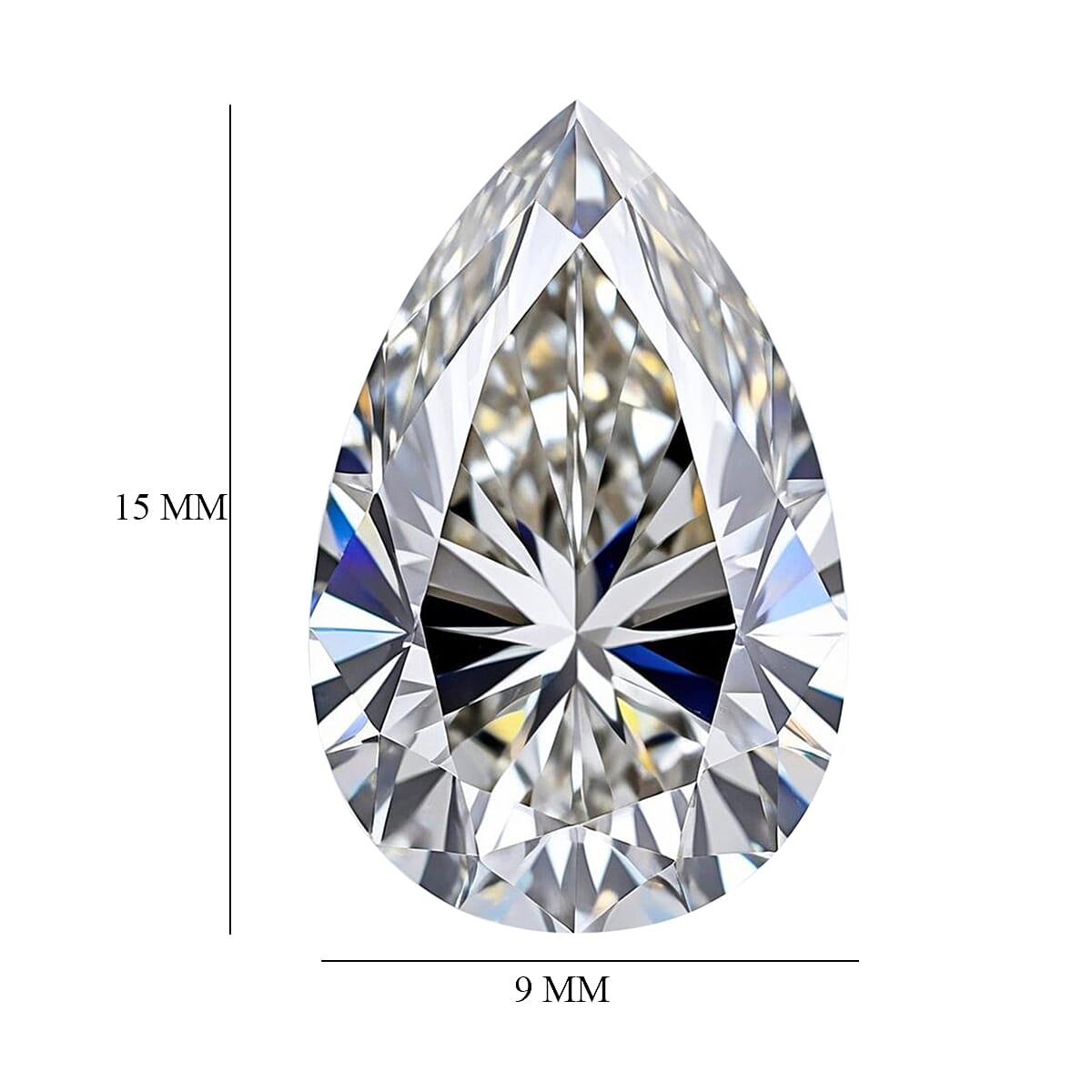 Luxuriant Diamond - IGI Certified Lab Grown Diamond (VS2-G) in Pear Shape 5.01 Ct.