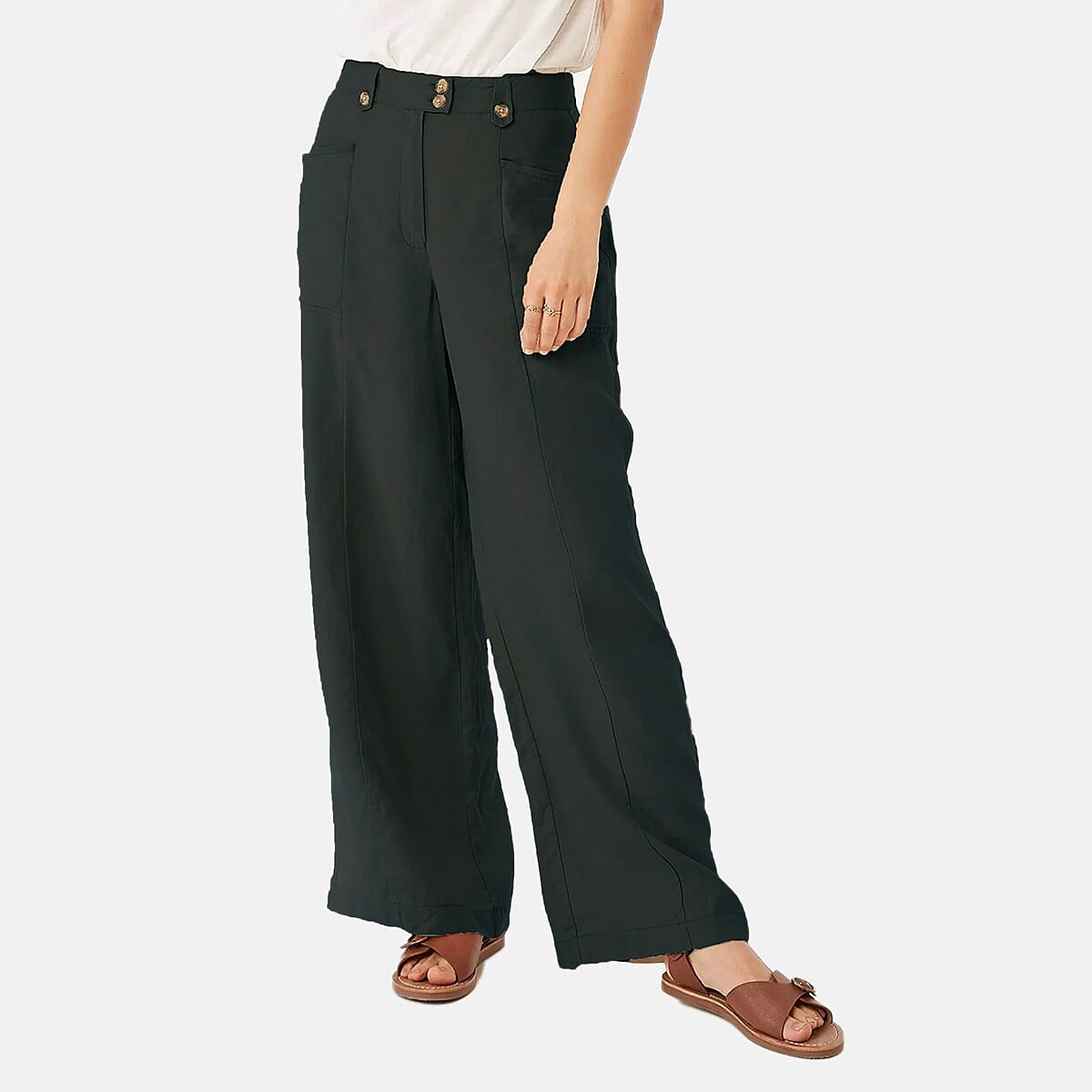 Charlotte-West-Linen-Woven-Jean-and-Pant-Trouser-Black
