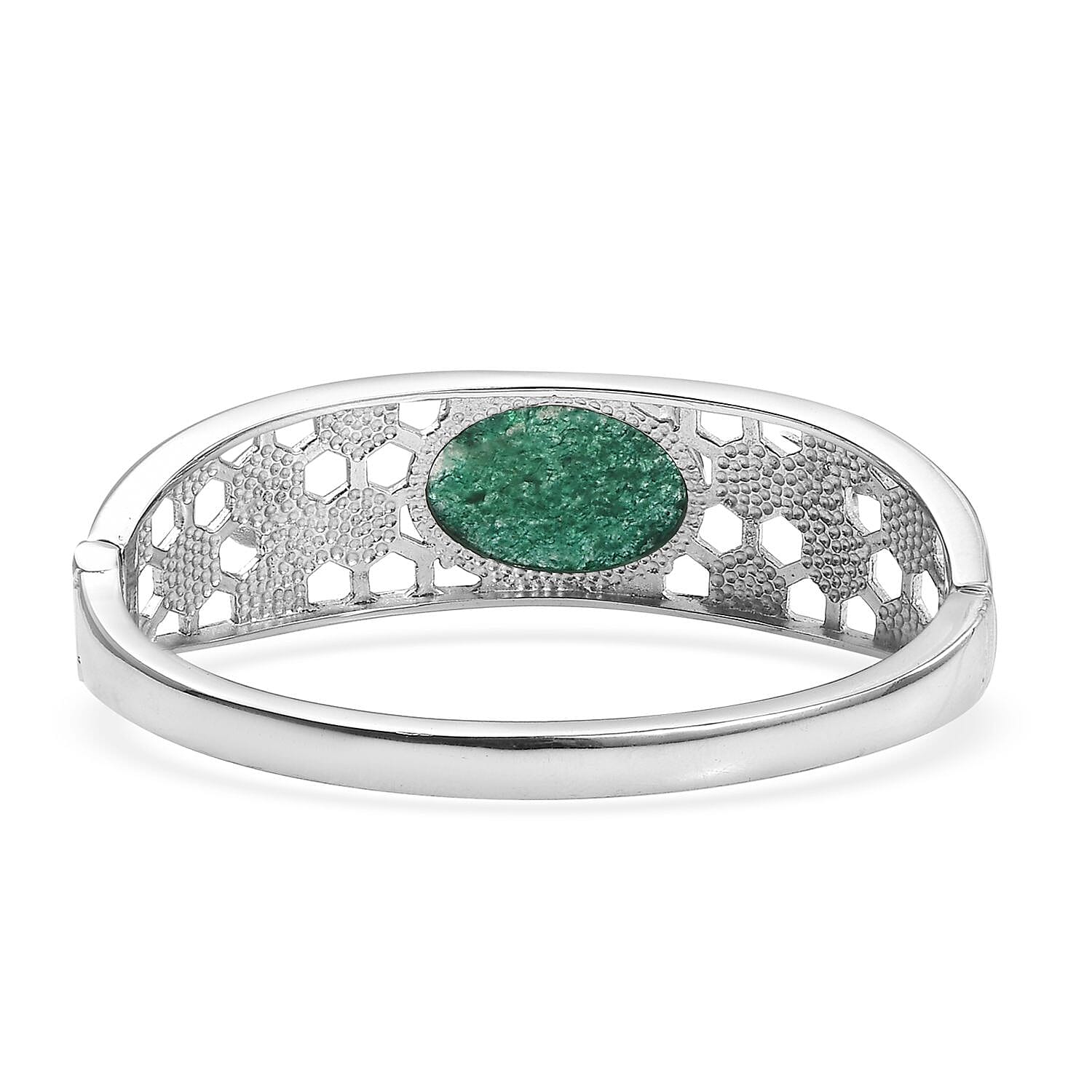 Green Aventurine Full Bangle (Size 7.50) 21.50ct Green Aventurine Full Bangle (Size 7.50) 21.50ct