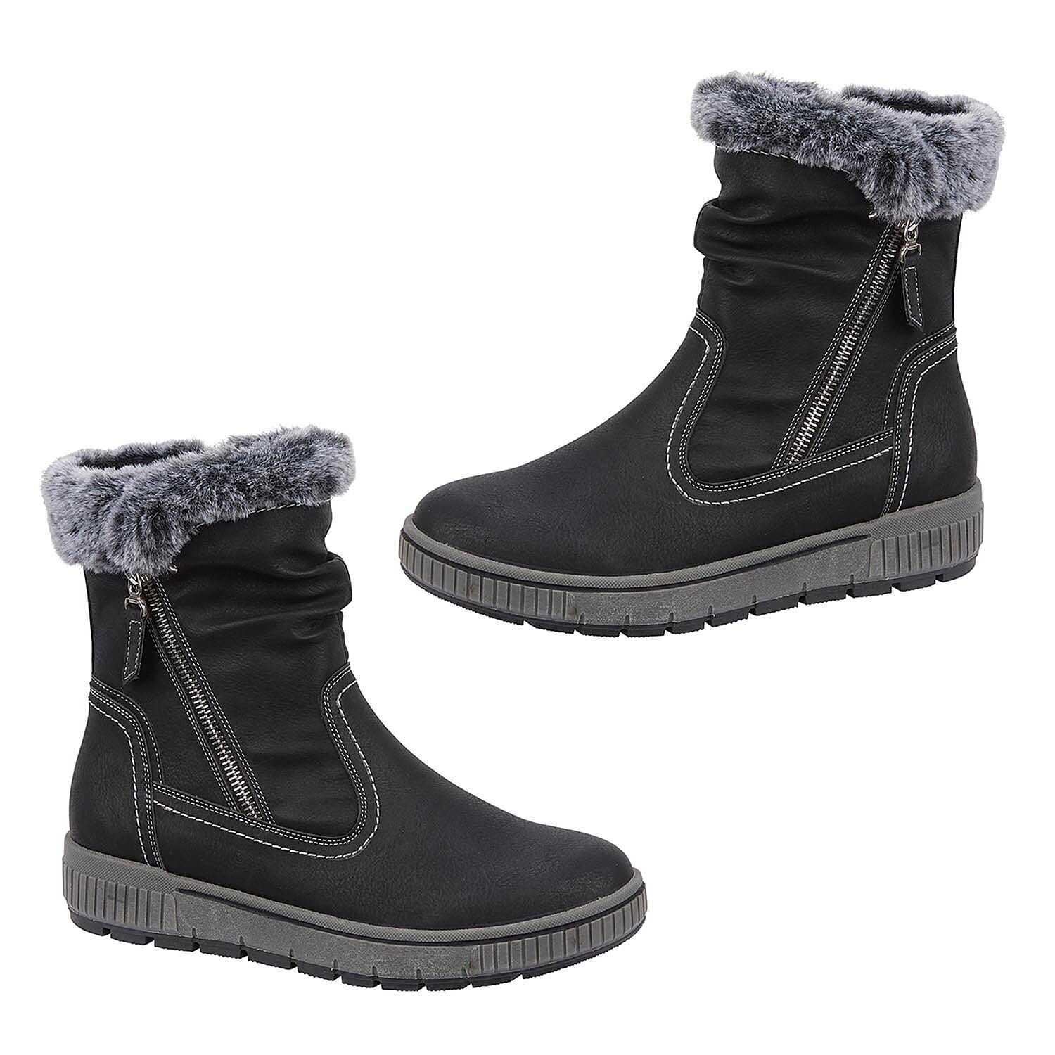 Jo-Joe-Ladies-Shoe-Size-4-Black