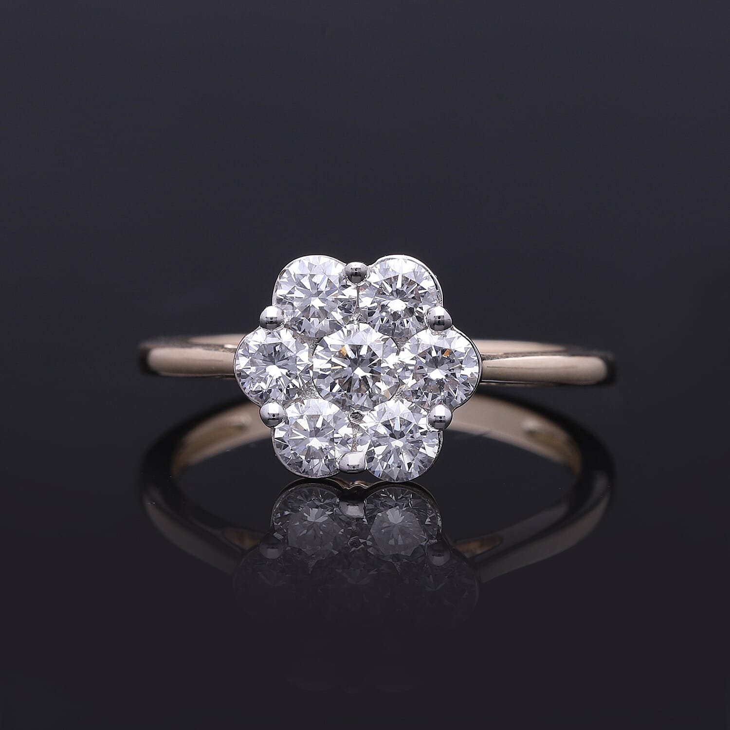 Luxuriant Diamond - 9K Gold Lab Grown Diamond SGL Certified (VS-G-H) Ring