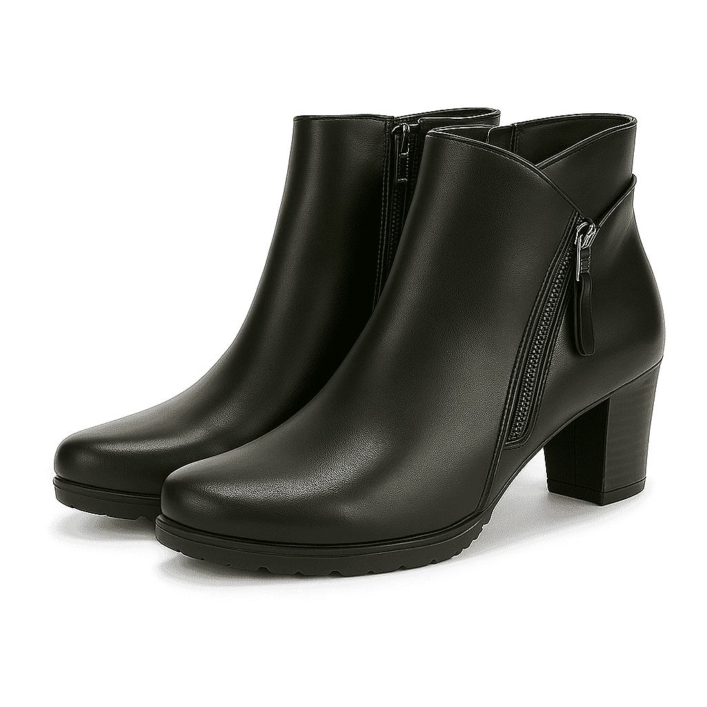 Emma Ladies AMY Mid Heel Ankle Boots