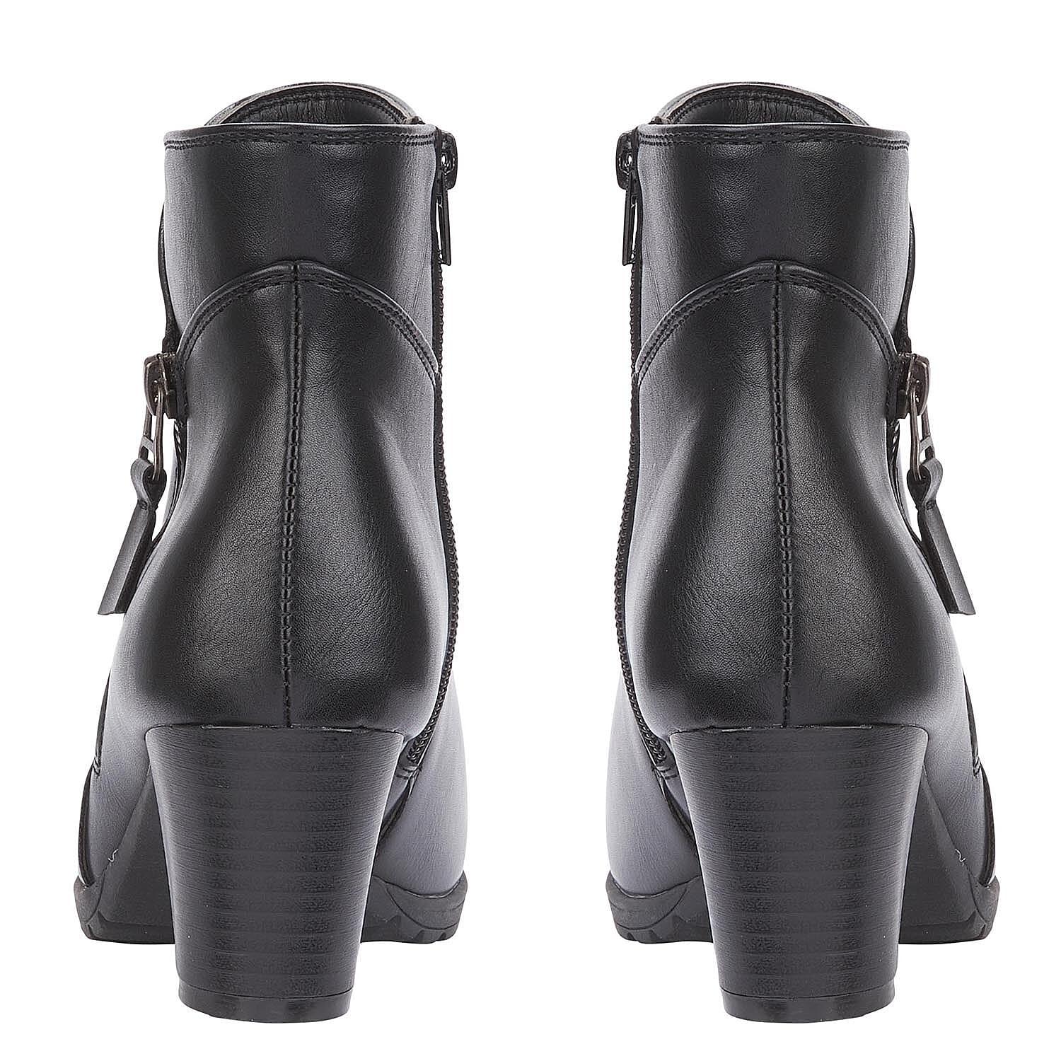 Emma Ladies AMY Mid Heel Ankle Boots