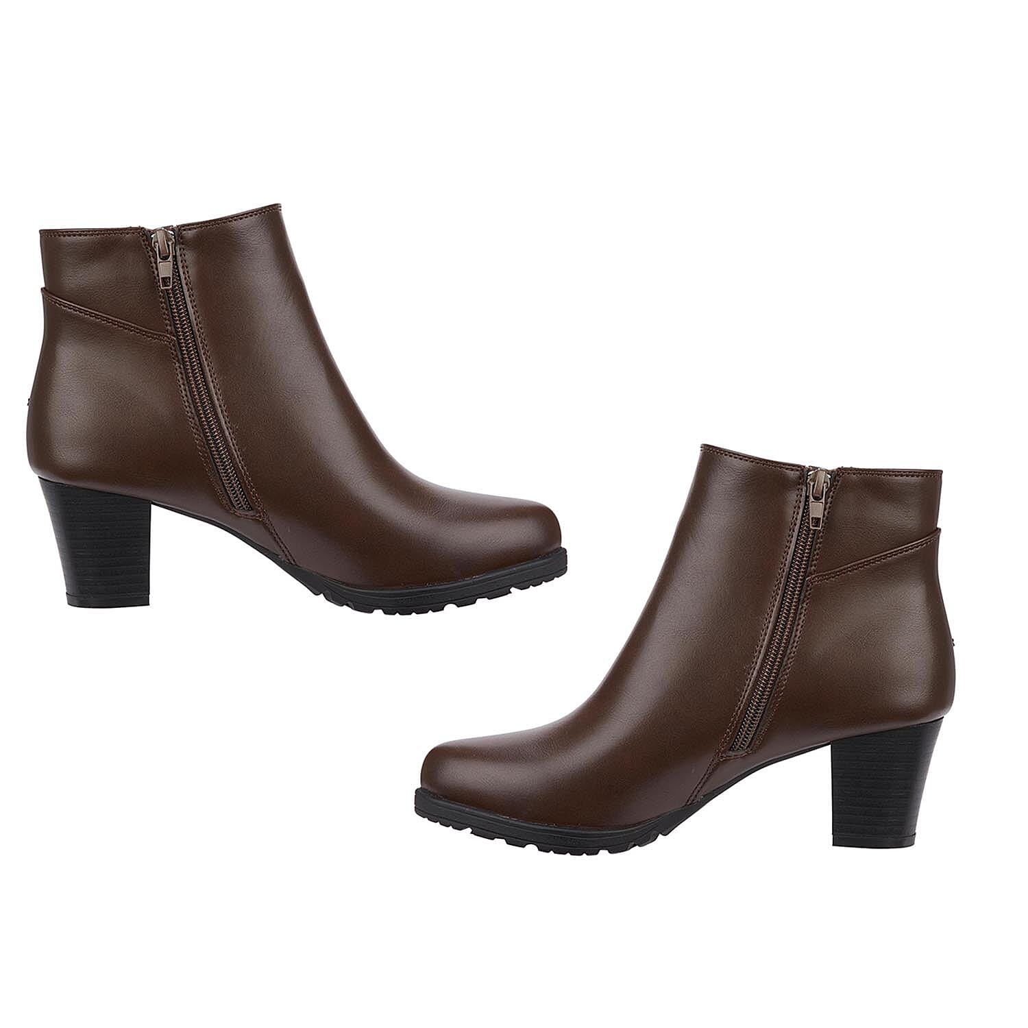 Emma Ladies AMY Mid Heel Ankle Boots