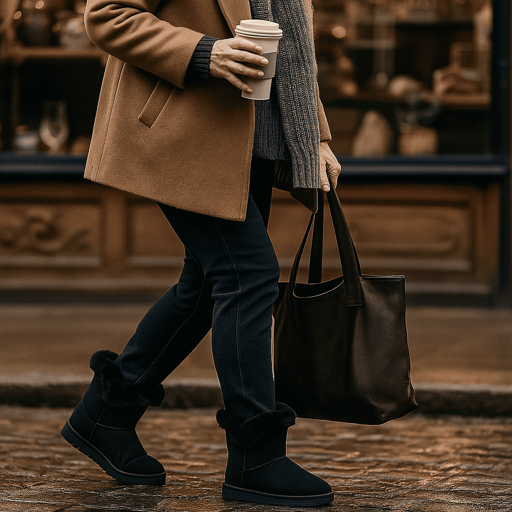 EMMA - Brisbane Plush Lined Fluffy Ladies Boots