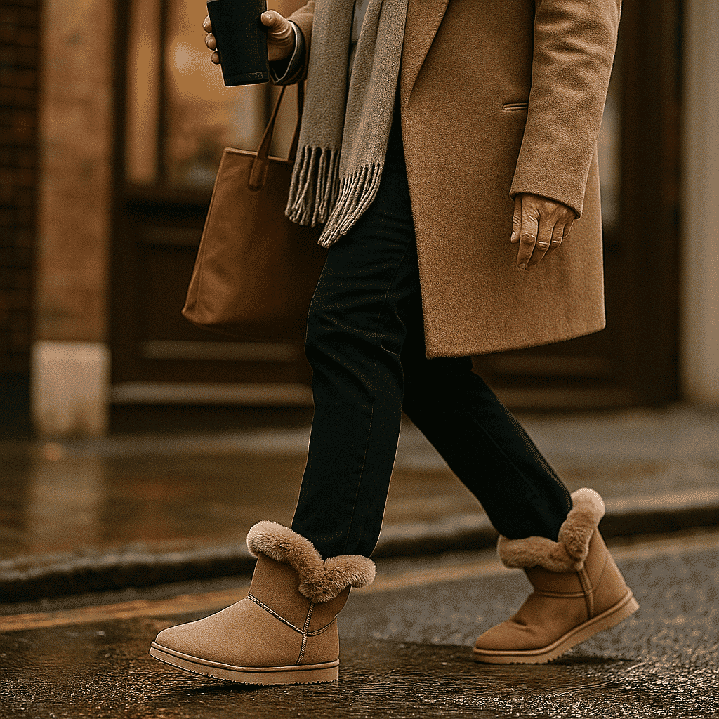 EMMA - Brisbane Plush Lined Fluffy Ladies Boots