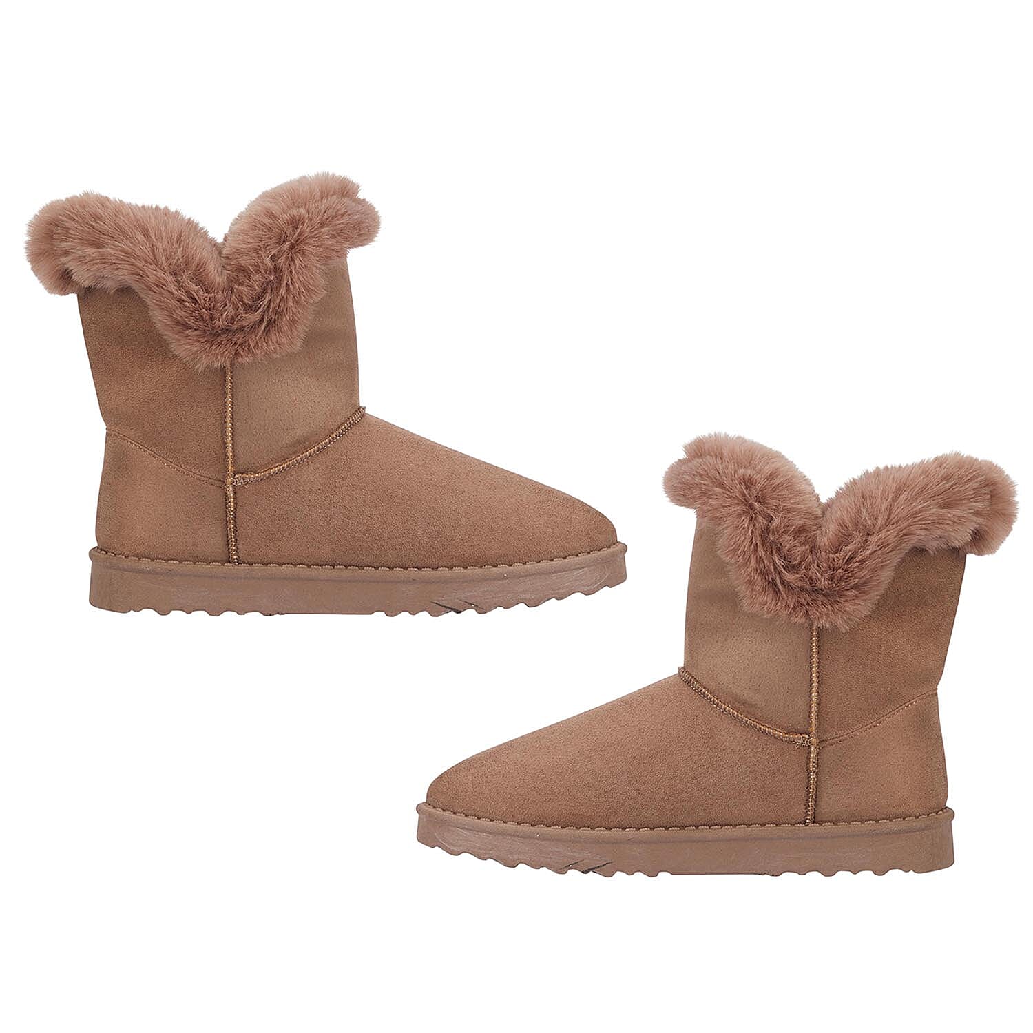 EMMA - Brisbane Plush Lined Fluffy Ladies Boots