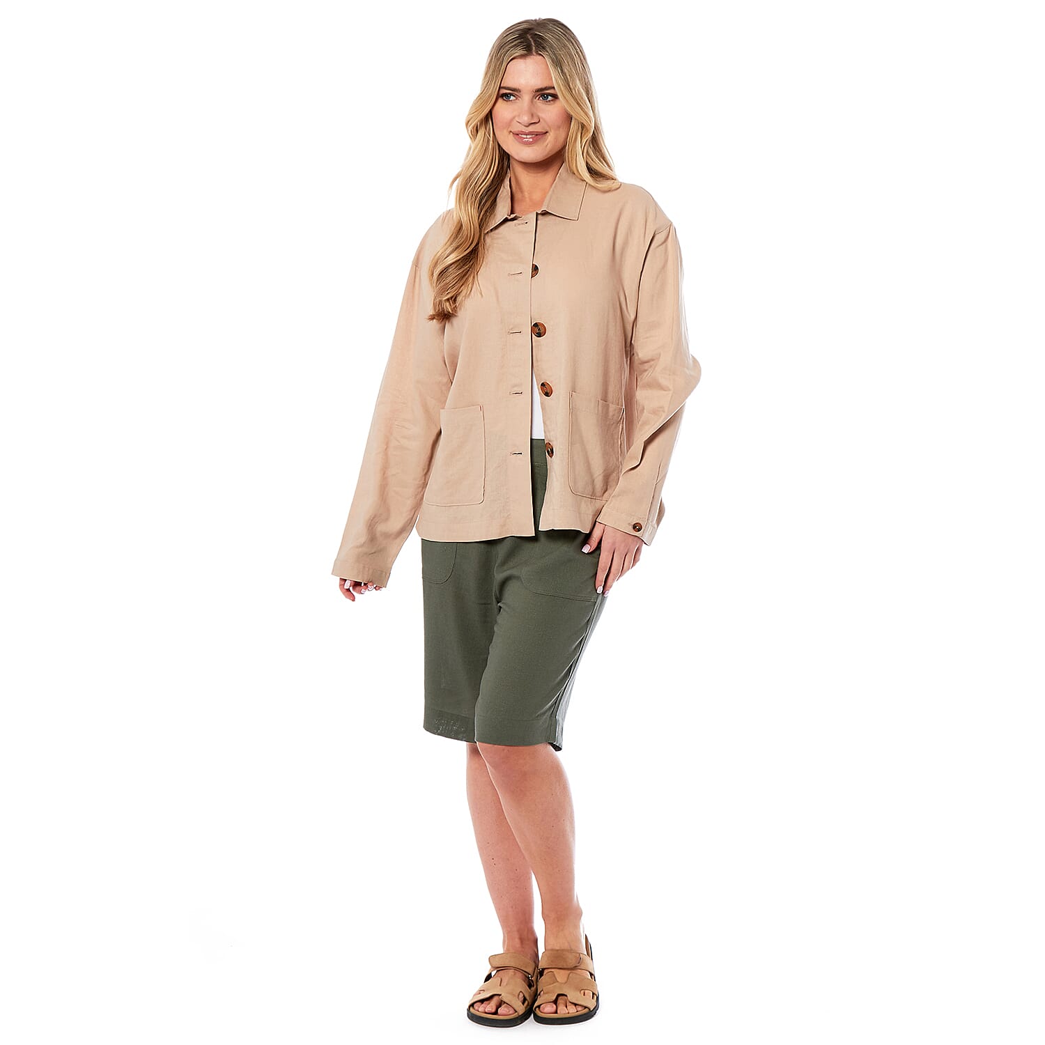 La Marey Classic Ladies Linen Jacket