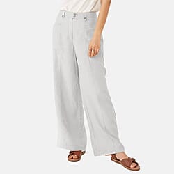 La Marey Ladies Linen Full Length Pants 