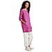 La Marey Effortlessly Stylish Ladies Linen 3-4 Sleeve Tunic Top