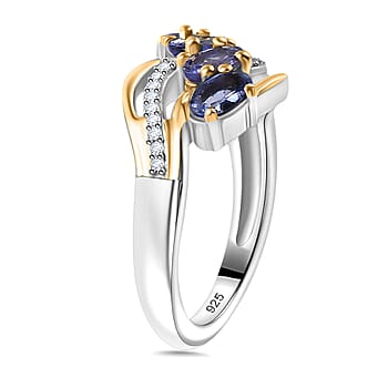 https://tjcuk.sirv.com/Products/79/3/7938773/Tanzanite-White-Zircon-Ring-in-Rhodium-and-18K-Vermeil-Yellow-Gold-Pla_7938773_3.jpg?w=342&h=342