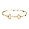 Biggest Designer Closeout -  Snaffle Bangle in Rose Gold Tone     (Size 8.5)