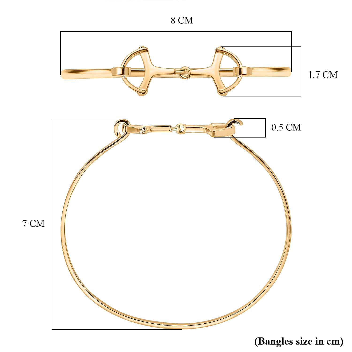 Biggest Designer Closeout - Snaffle Openable Bangle