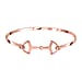 Biggest Designer Closeout - Snaffle Bangle in Silver Tone (Size 8.5)