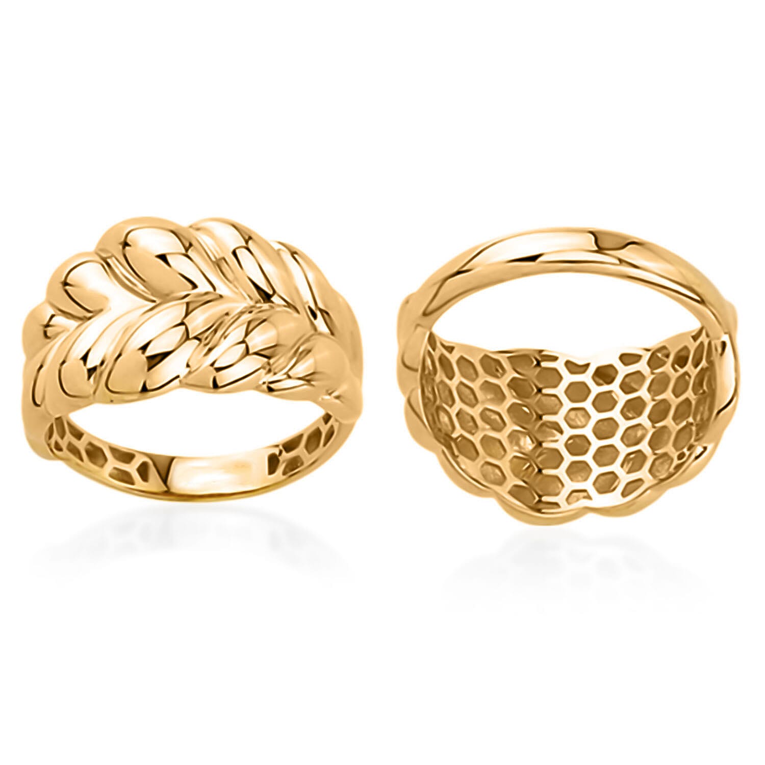 Close Out - 9K Yellow Gold Braided Ring
