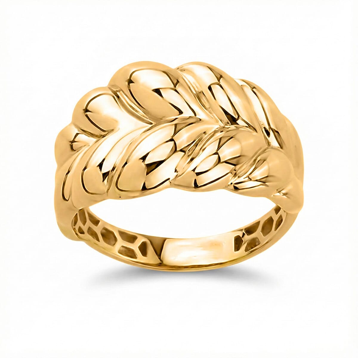 Close Out - 9K Yellow Gold Braided Ring