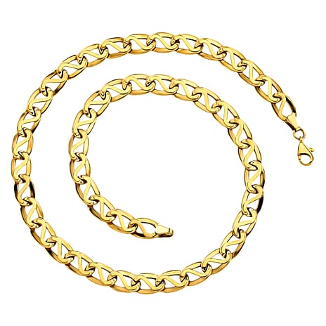 Hatton Garden Close Out - 9K Yellow Gold Infinity Designed Necklace with Lobster Clasp (Size - 20), Gold Wt. 11.88 Gms