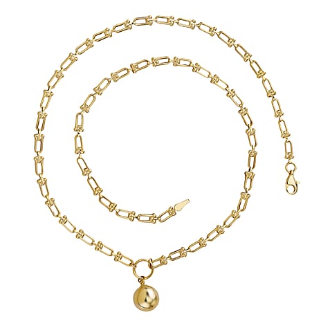 Designer Inspired Close Out - 9K Yellow Gold Industrial Necklace (Size - 18) with Lobster Clasp Gold Wt. 4.90 Gms.