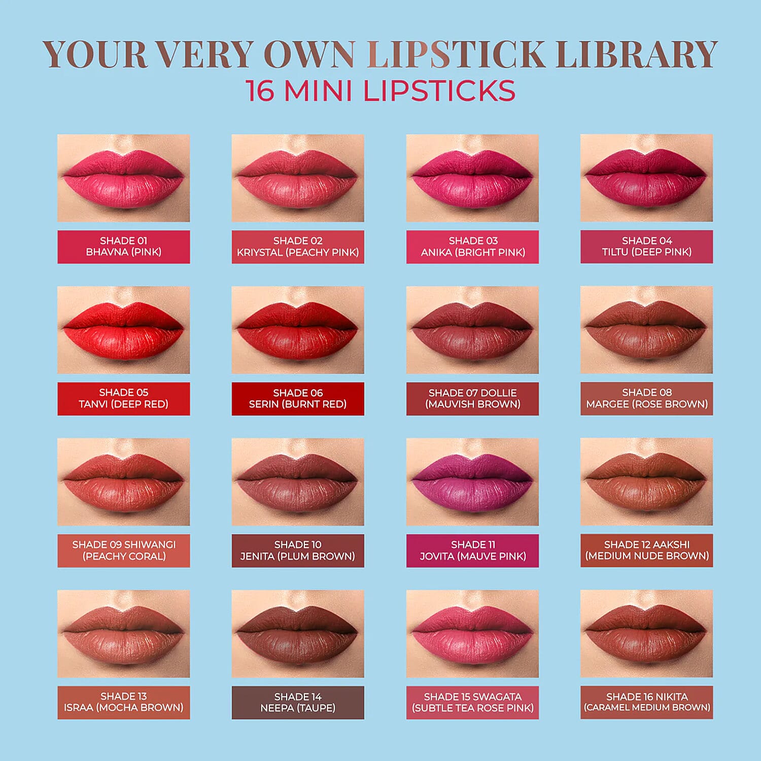 One Time Closeout - Just Herbs-Herb Enriched Set of 16 Micro-Mini Ayurvedic Lipsticks Kit One Time Closeout - Just Herbs-Herb Enriched Set of 16 Micro-Mini Ayurvedic Lipsticks Kit