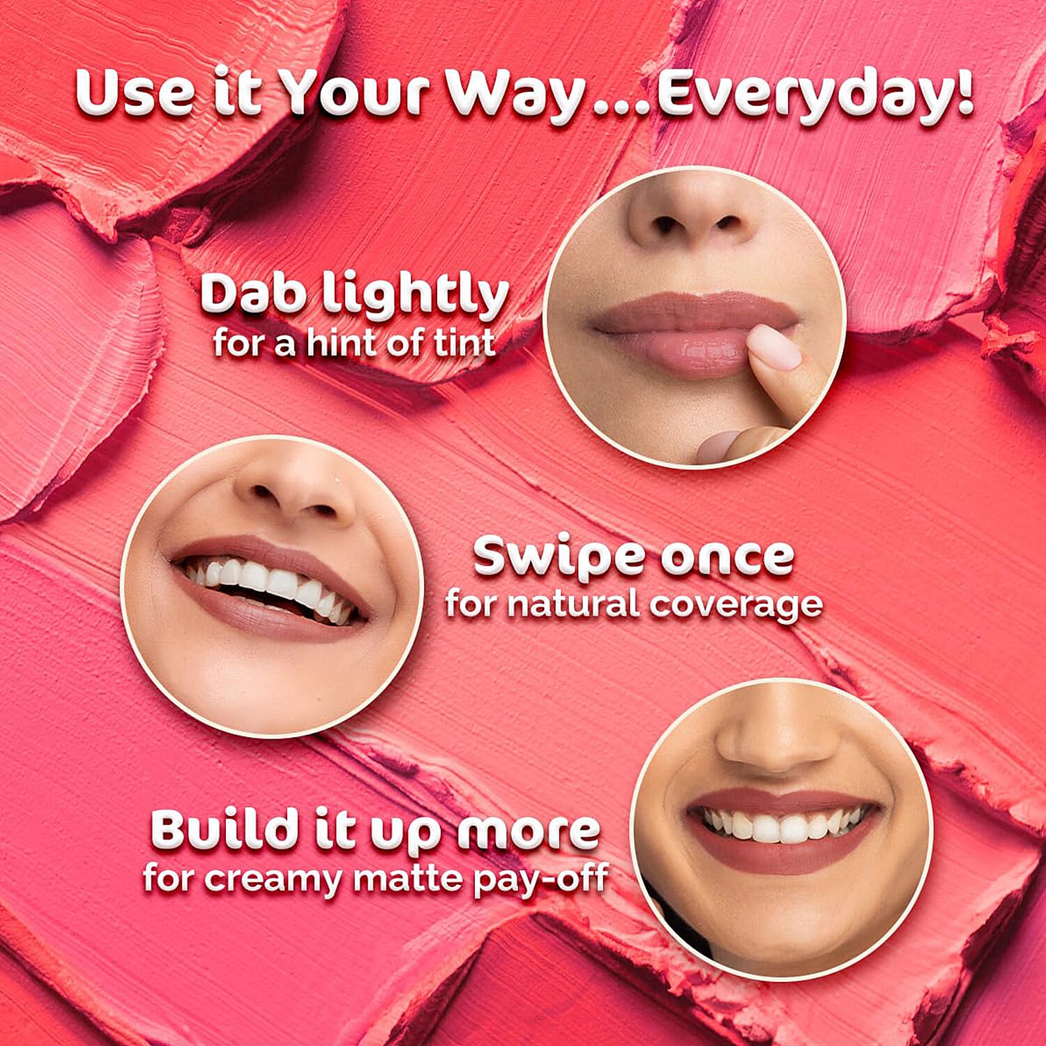 Just Herbs-Herb Enriched Ayurvedic Lipstick Micro-Mini Kit- 16 shades of Lipstick