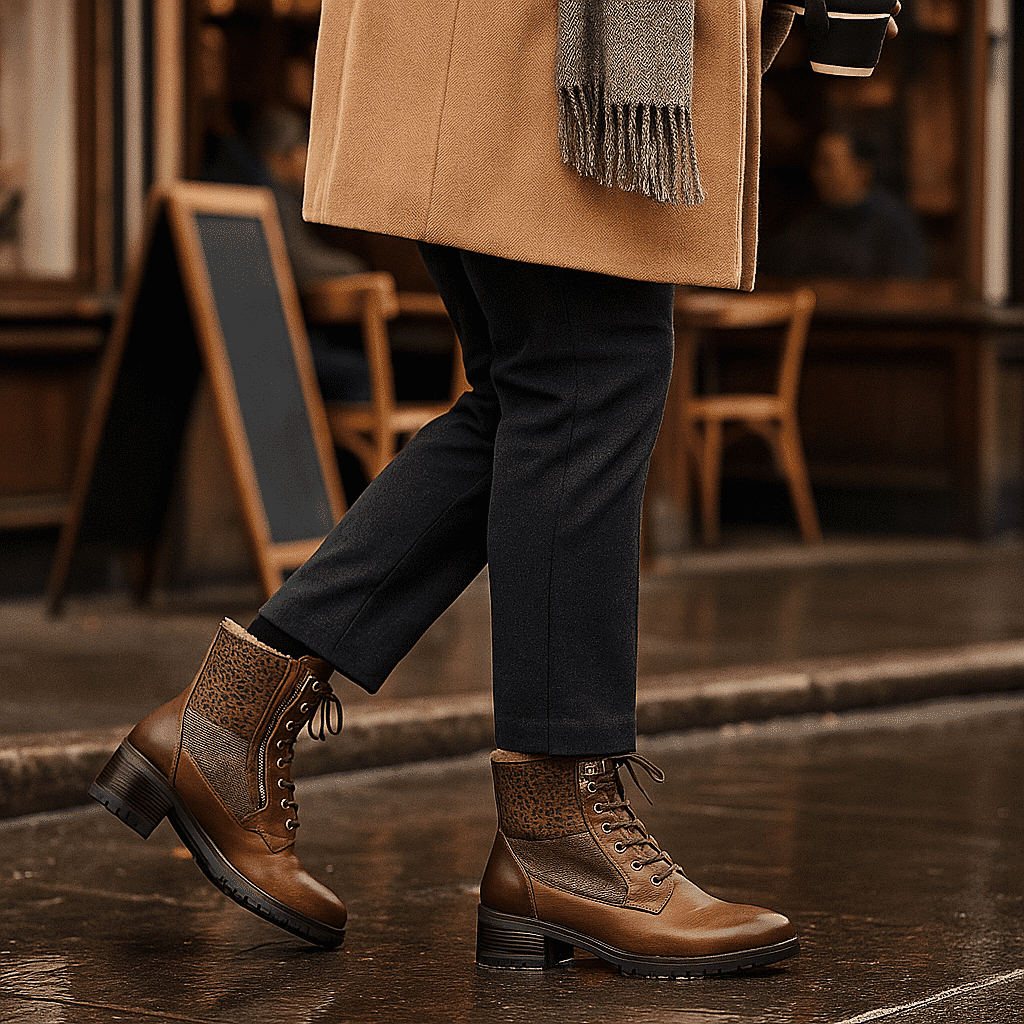 Lotus OKLAHOMA Ladies Leather Boots  (Size 4) - Tan