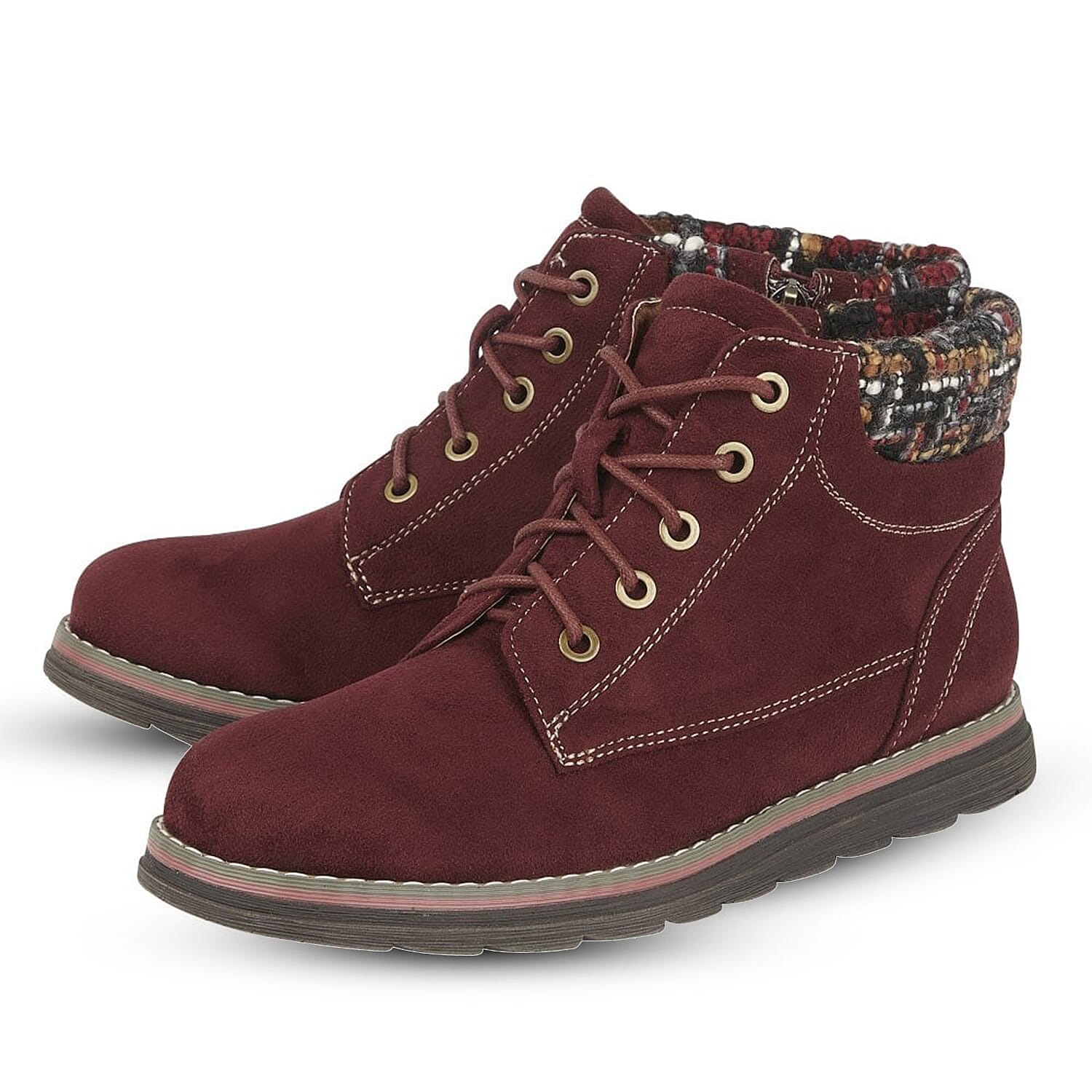 Lotus SYCAMORE Ladies Shoe (Size 3) - BORDO